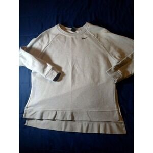 Nike Long Versa Vented Hem Pullover Crew‎ Neck Sweater Womens Size Medium EUC
